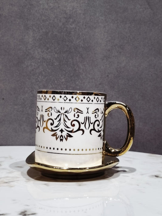 Gilded Grace Cup & Coaster