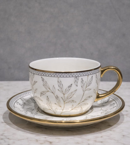 Royal Heirloom Gold Cup & Saucer
