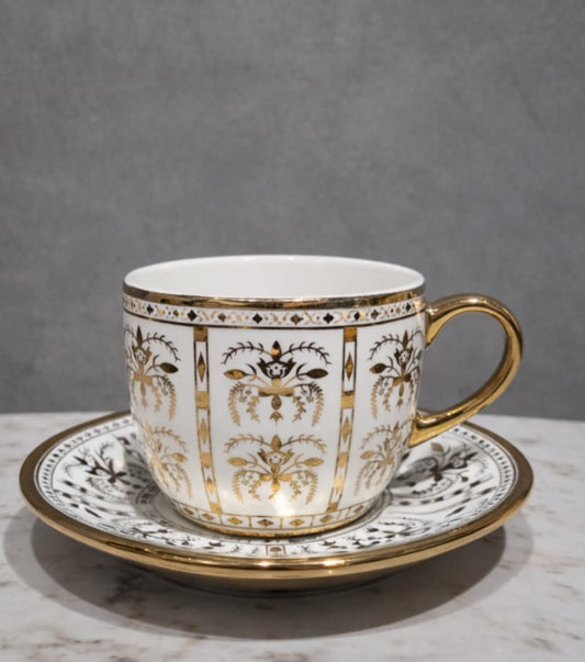 Imperial Crown Gold Cup & Saucer