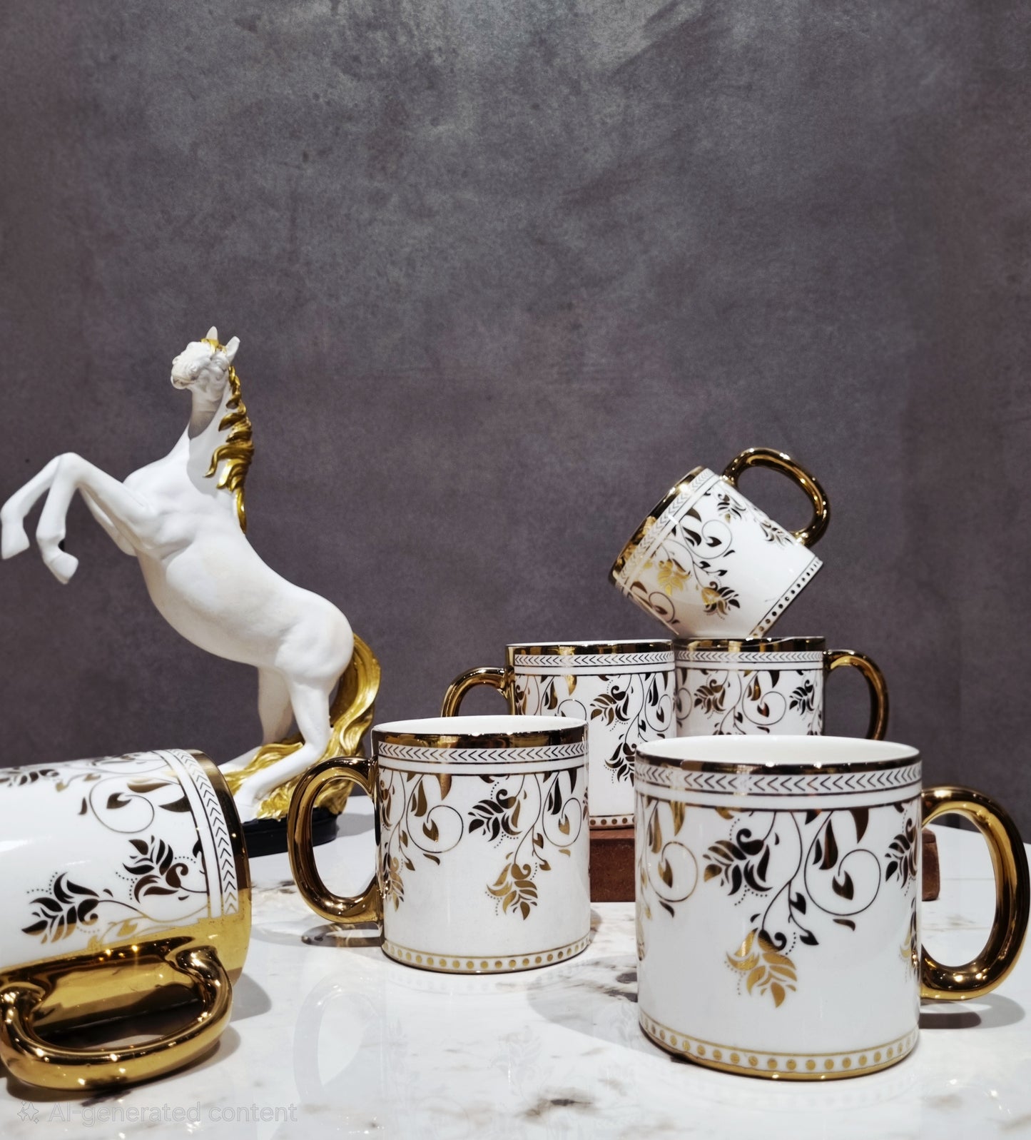 Golden Grace Cup Set