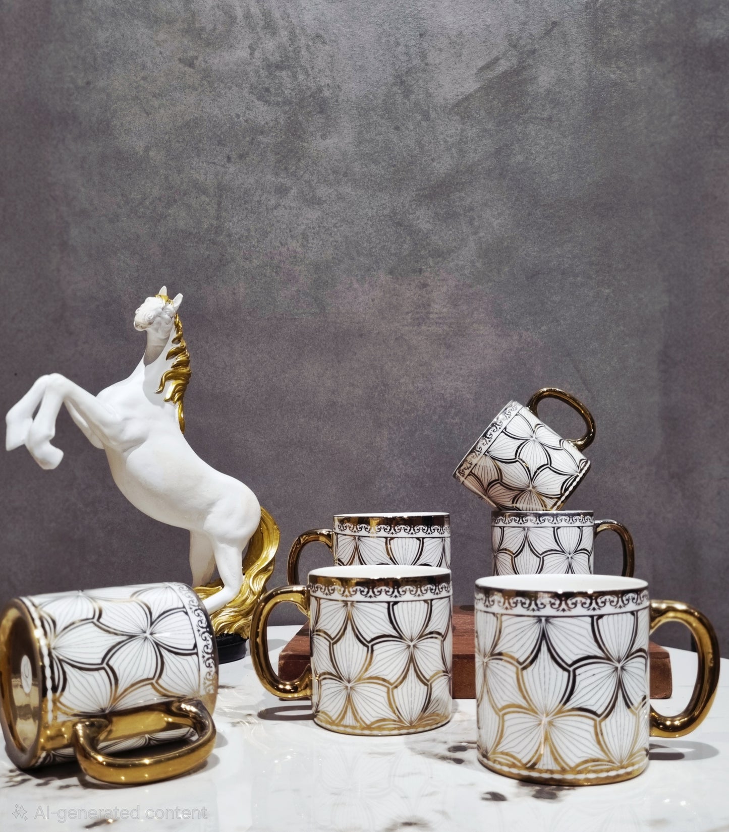 Golden Grace Cup Set