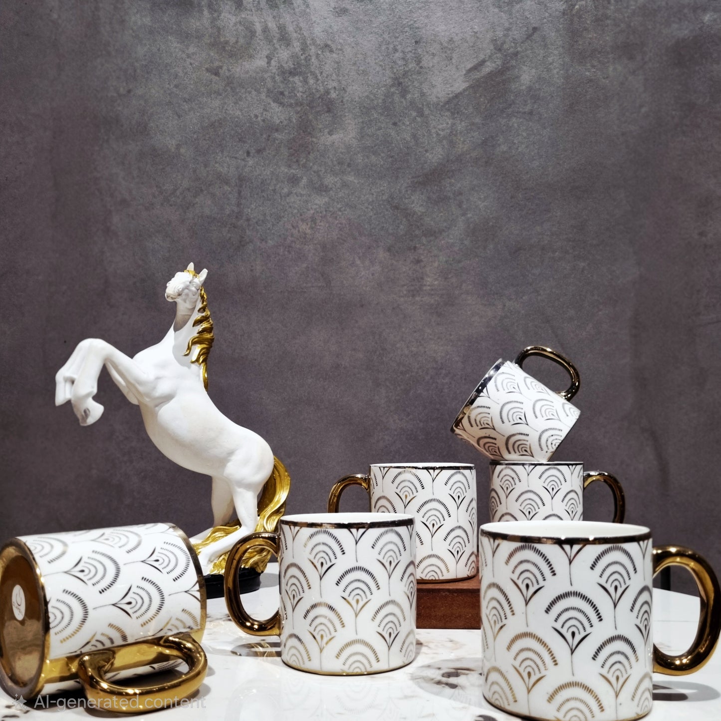 Royal Bless Gold Cup Set