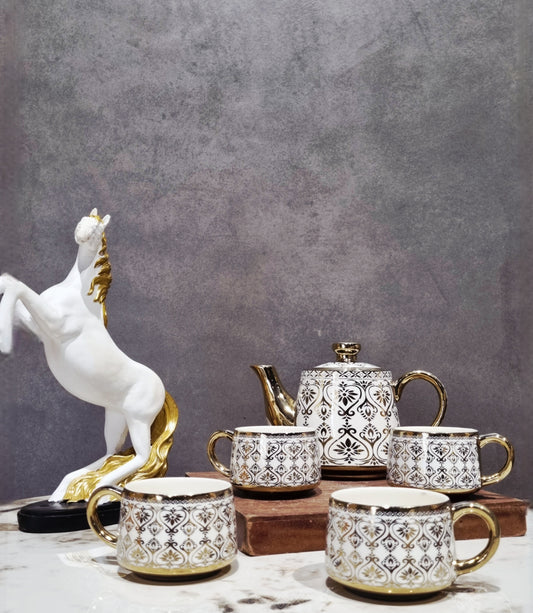 Imperial Noir & Gold Morning Set