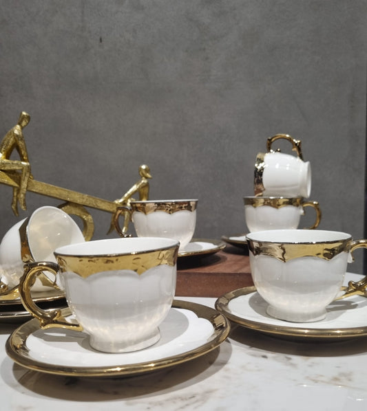 Gold cup & saucer