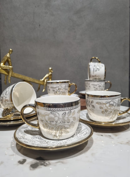 Golden Crest Cup & Saucer