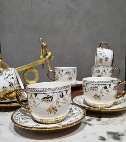 Golden Crest Cup & Saucer