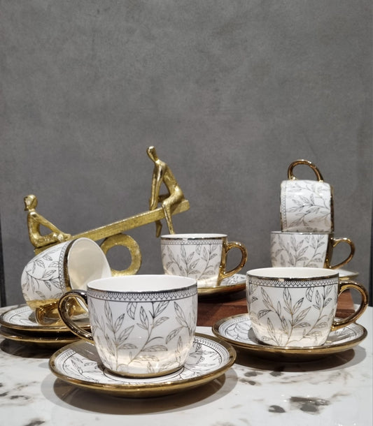 Gold cup & saucer