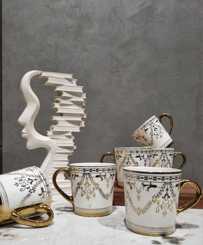 Royal Heirloom Gold Cup Set