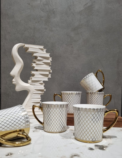 Subtle Shine Gold Cup Set