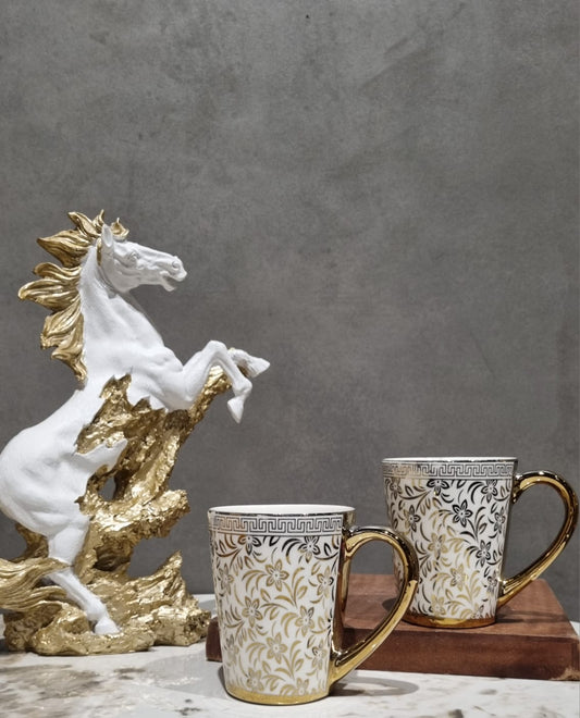 Majestic Gold Milk Mug Set