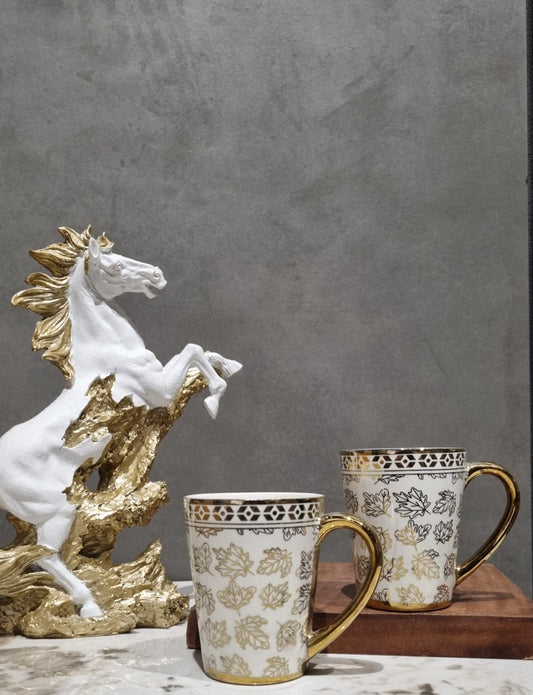 Classic Gold Milk Mug Set