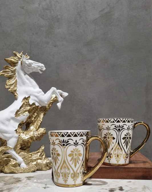 Gilded Brew Milk Mug Set