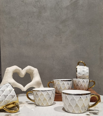 Crown line Gold Cup Set