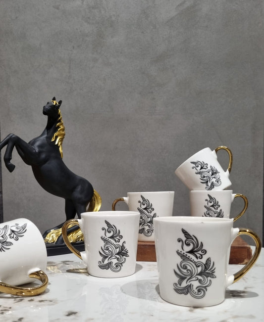 6pc. Gold Handel cup