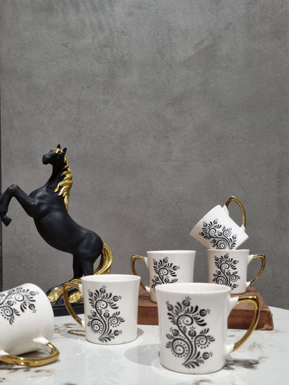 Classic Gold Handle Cup Set