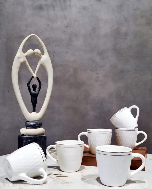 Heritage Gold line Cup Set