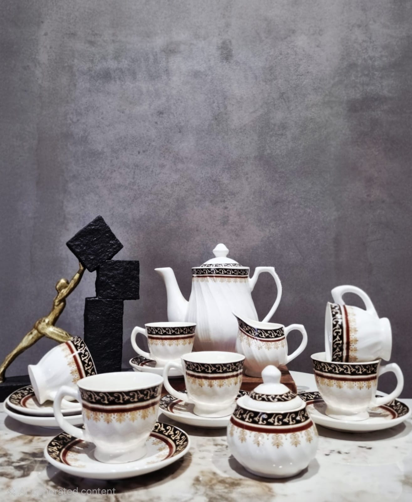 Vrinda Tea Set