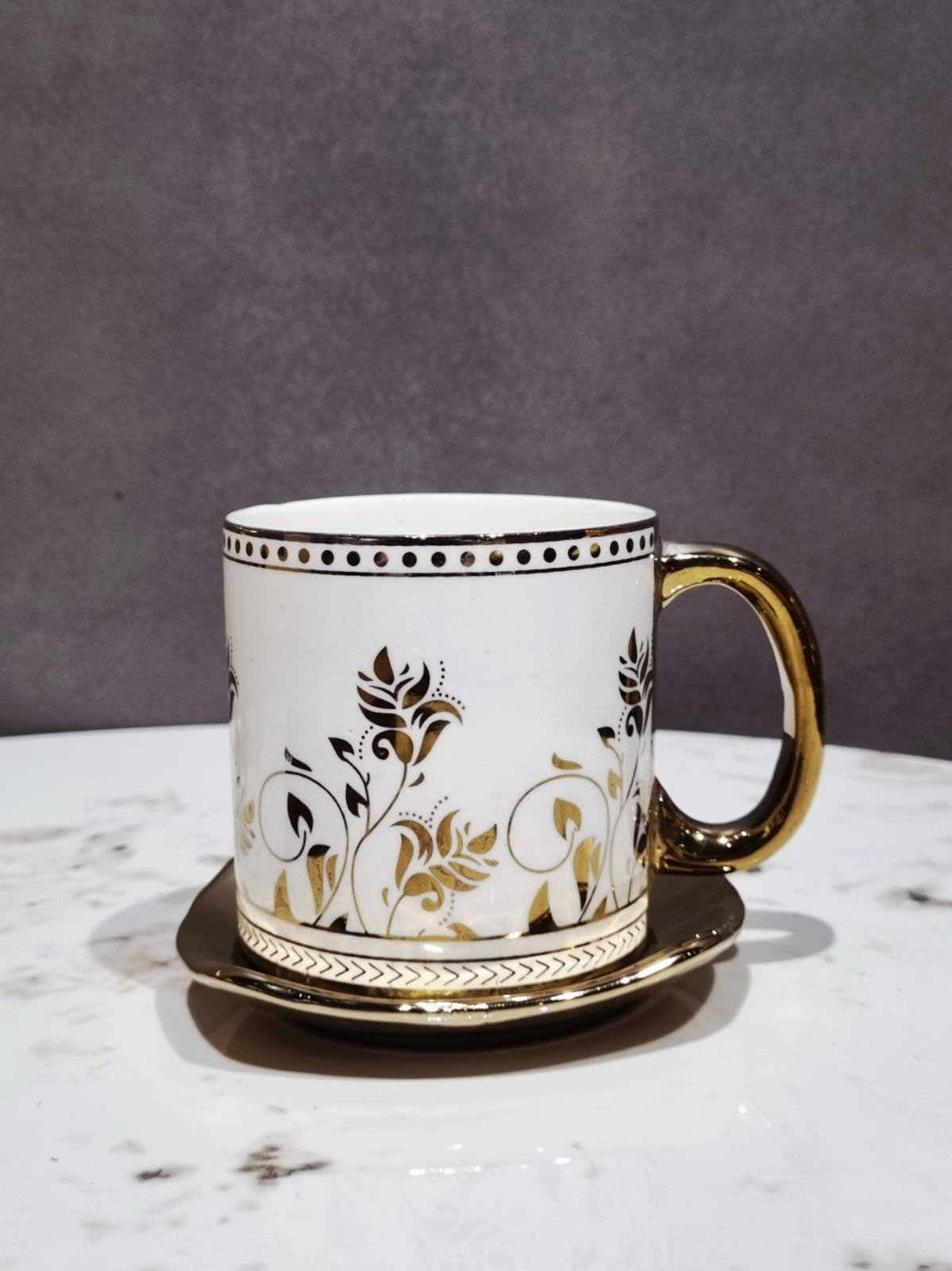 Aurelia Gold Cup & coaster
