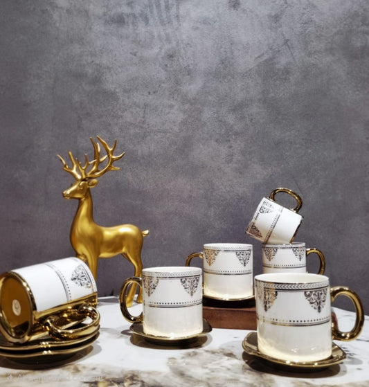 Golden Crown Cup & Coaster