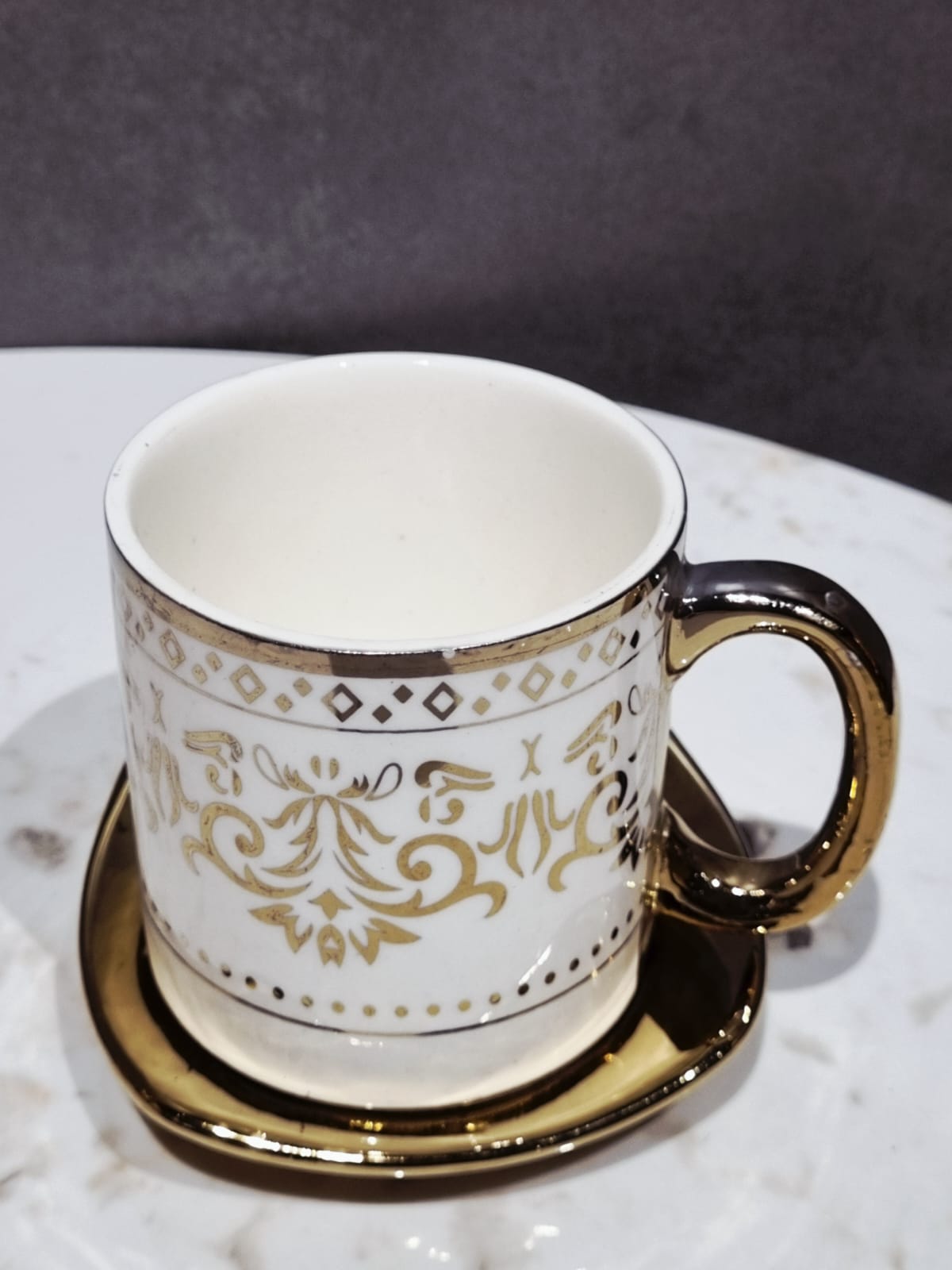 Gilded Grace Cup & Coaster