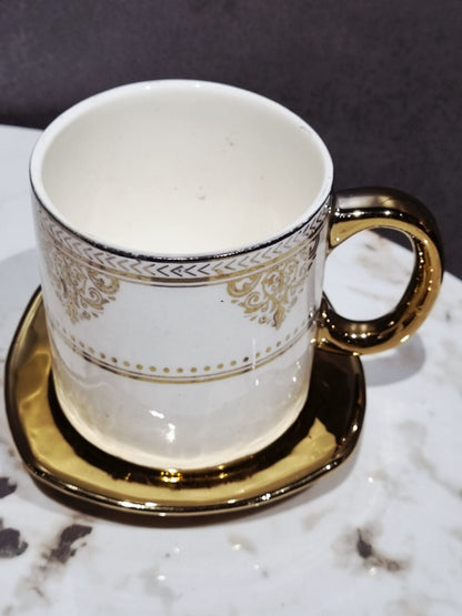 Golden Crown Cup & Coaster