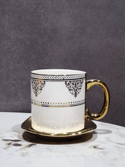Golden Crown Cup & Coaster