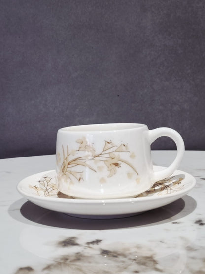 Opulence Pour Cup & Saucer