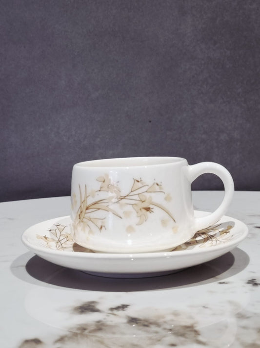 Opulence Pour Cup & Saucer