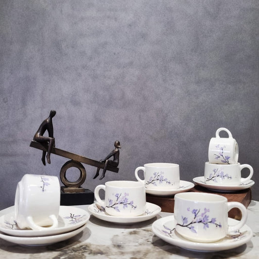 Crystal Bloom Cup & Saucer