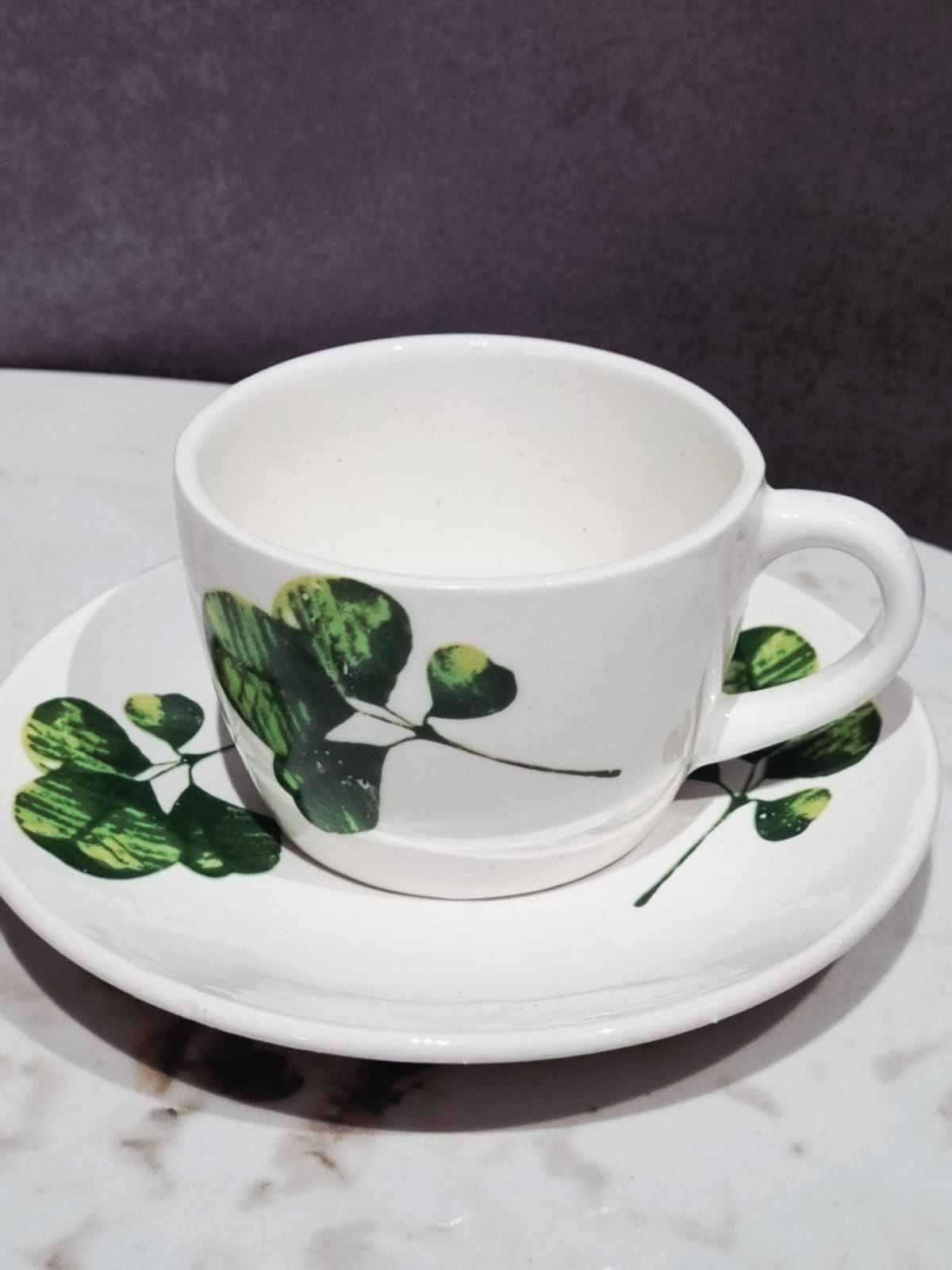 Lunaria Cup & Saucer