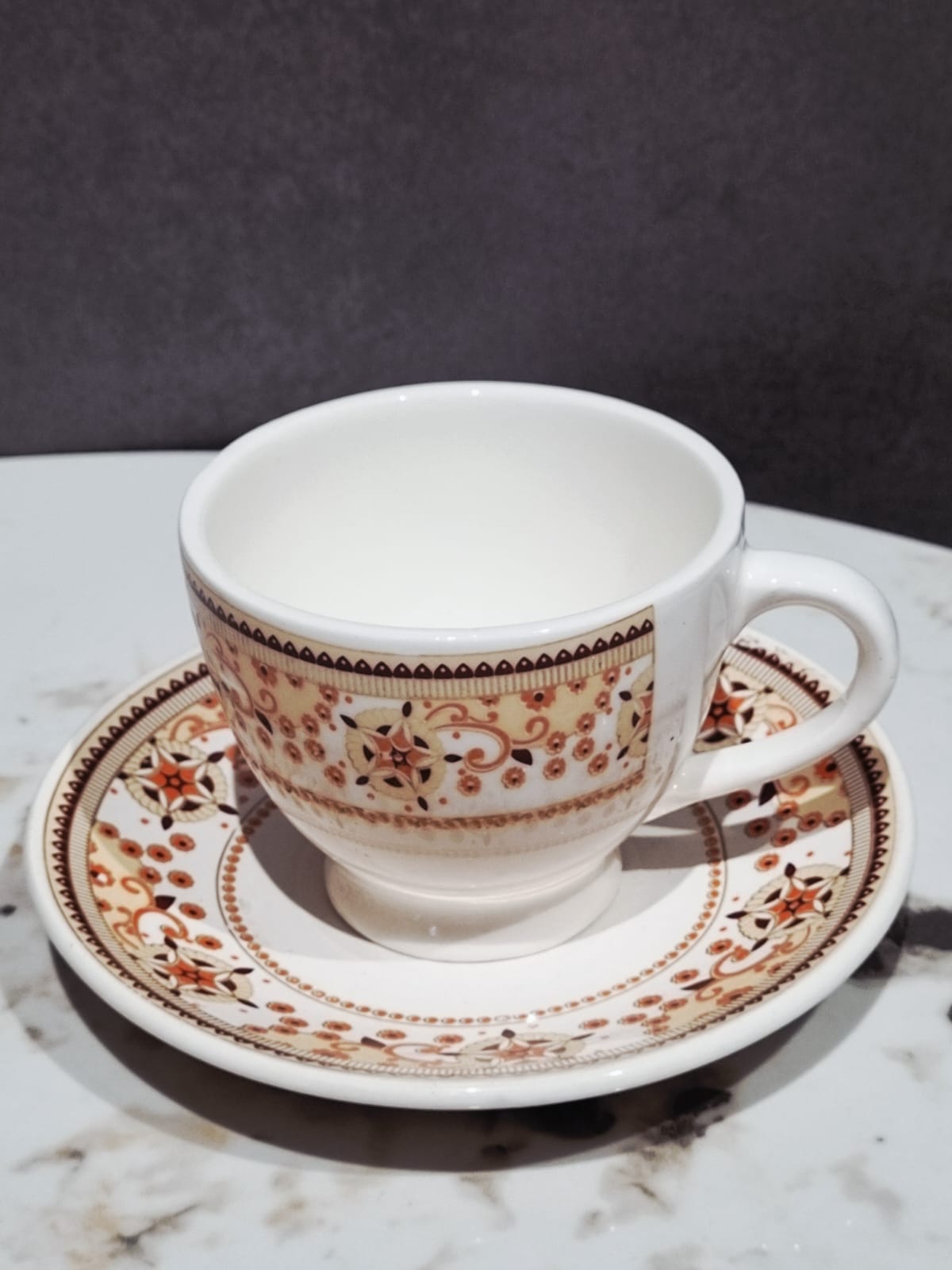 Pour Cup & Saucer