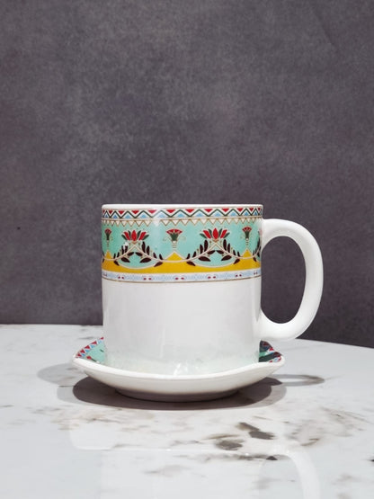Ivory Cup & Coaster