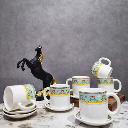 Ivory Cup & Coaster
