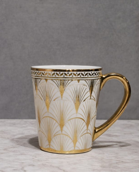 Opulent Sip Gold Milk Mug Set