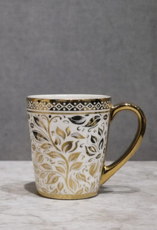 Heritage Gold Milk Mug Set