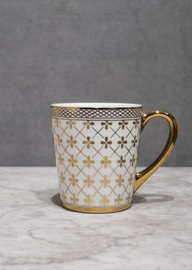 Premium Gold Milk Mug Set