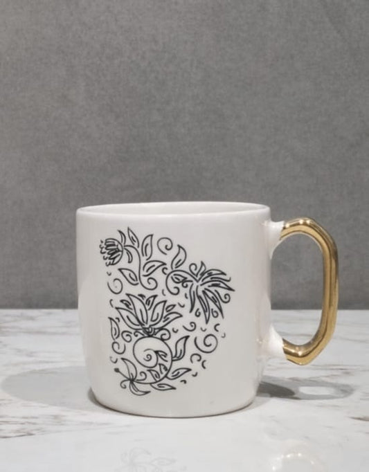 Aurora Gold Handle Cup Set