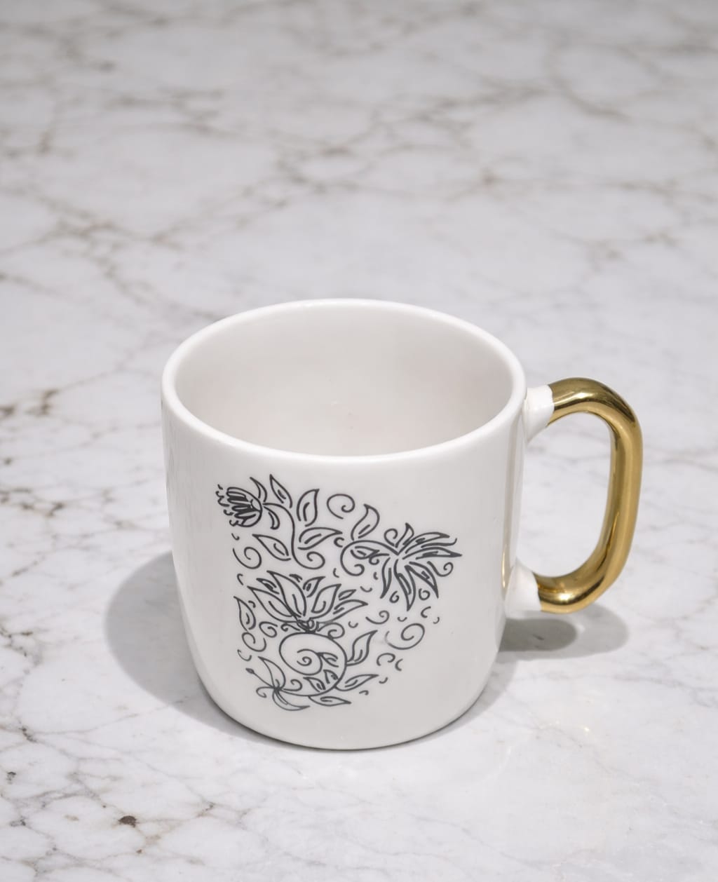 Aurora Gold Handle Cup Set
