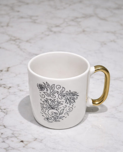 Aurora Gold Handle Cup Set