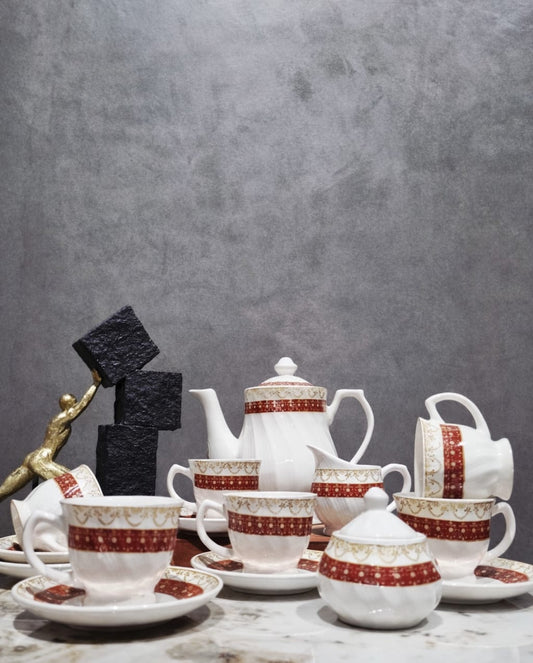 Vintage Crown Tea Set