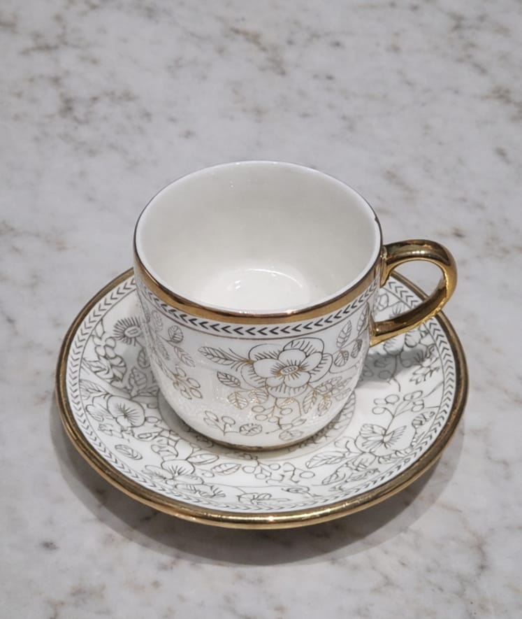 Golden Crest Cup & Saucer