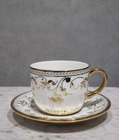 Golden Crest Cup & Saucer