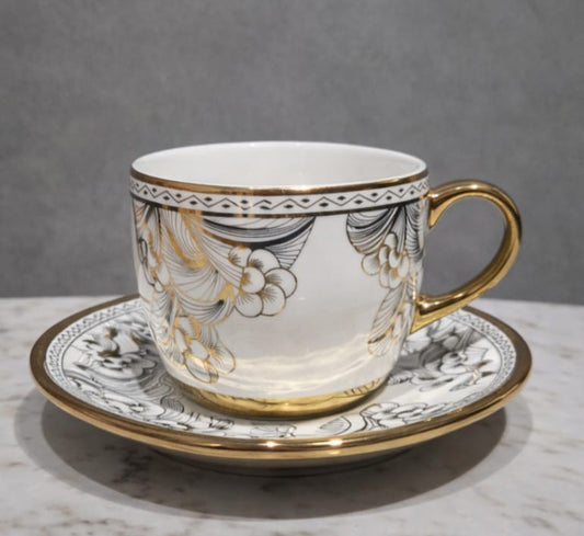 Regalia Gold Finish Cup & saucer