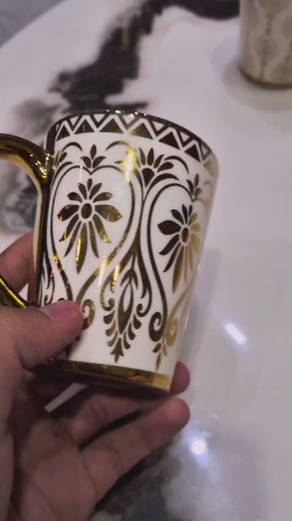 Gilded Brew Milk Mug Set