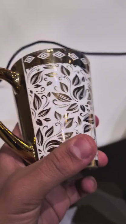 Heritage Gold Milk Mug Set