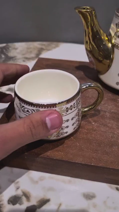 Royal Crest Gold Morning Set