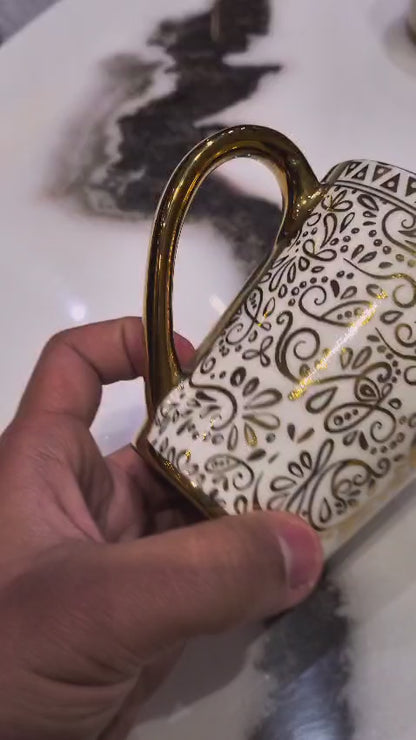 Aurelia Gold Milk Mug Set