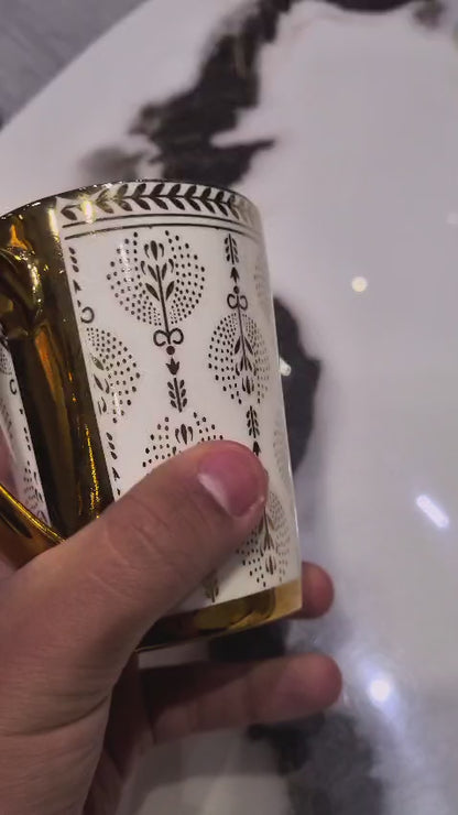 Royal Aurum Milk Mug Set