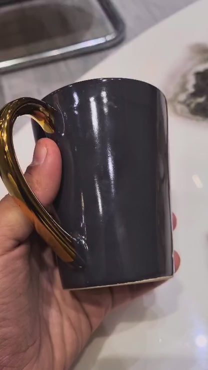 Black Elegance Milk mug