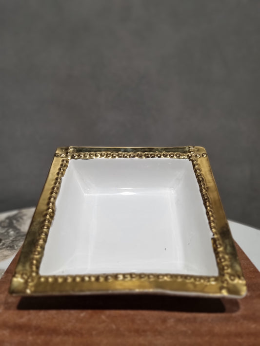Gold square plater set